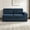 Blue + Plywood + Solid Wood + Contemporary + Modern-3, variant on AUU Modern Blue Single-Arm 2-Seater Sofa Bed with Pull-Out Sleeper – Chenille Upholstered Convertible Couch, Solid Wood Frame for Living Room, Apartment, or Office