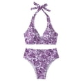 thumbnail image 2 of Warop Women's Push-Up Bikini Set, High-Waisted with Adjustable Drawstring, Supportive Swimwear for Beach, Pool, and Vacation, 2 of 5