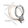 thumbnail image 3 of Soporte de hebilla de anillo de dedo para teléfono móvil plegable para iPhone 14 13 12 Pro (Oro), 3 of 3