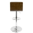 thumbnail image 2 of Tabouret de bar moderne milieu-du-siècle Vasari, de LumiSource, 2 of 7