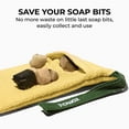 thumbnail image 7 of ZOMCHI 2-Pack Exfoliating Soap Saver Bags for Bar Soap, Dual-Textured Wash Pouches for Gentle & Deep Scrub (Yellow), 7 of 7