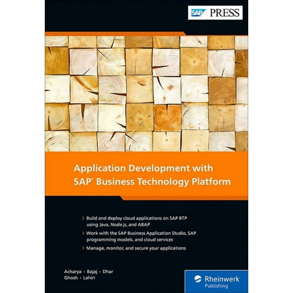 Application Development with SAP Business Technology Platform, (Hardcover)