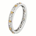 thumbnail image 3 of Bague en Argent Sterling Stackable Expressions Citrine Taille 10, 3 of 3