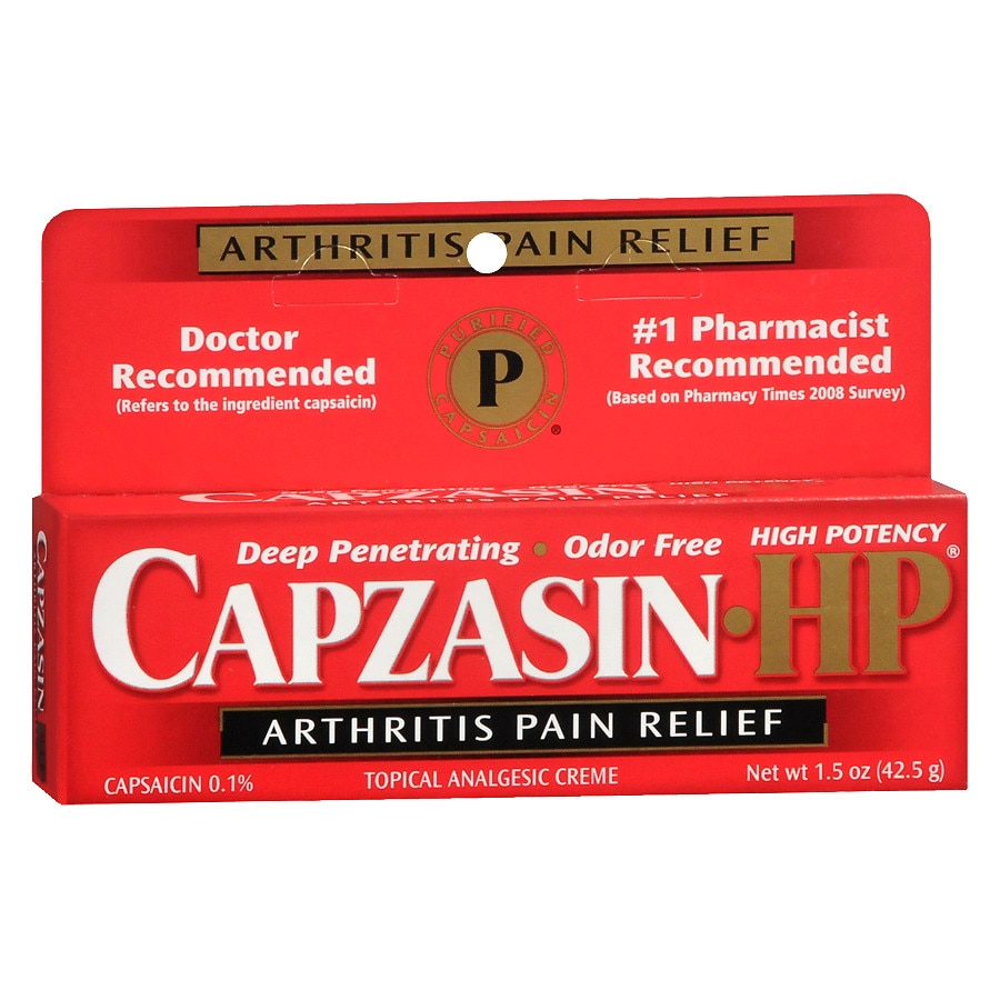 Capzasin HP Arthritis Relief Topical Cream 1.5oz EACH