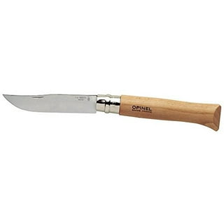  Opinel Colorama Series No. 7 - Stainless Steel Everyday Carry  Folding Pocket Knife with Leather Strap, Painted Hornbeam Handles : Sports  & Outdoors