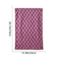 thumbnail image 3 of Soft Washcloths 13x29 inches Cotton Face Cloths Wash Cloths Large Coral Bathroom WashCloth, Purple, 3 of 6