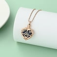 thumbnail image 4 of Personalized Crystal Pet Urn Necklace for Dog Cat Ashes Cremation Pet Pawprint Memorial Customized Heart Pendant Keepsake Funeral Jewelry, 4 of 7
