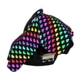 thumbnail image 3 of Naloa Rainbow Hearts Baby Car Seat Cover, Breathable Baby Carrier Cover, Multiuse Baby Carrier Cover & Nursing Breastfeeding Cover, 3 of 5