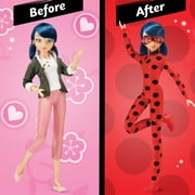 Miraculous Super Secret Marinette with Ladybug Outfit Doll Playset, 7 Pieces