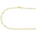 thumbnail image 2 of Genuine 14K Yellow Gold 2.85mm Solid Plain Figaro Link Chain Necklace 16 Inch, 2 of 7