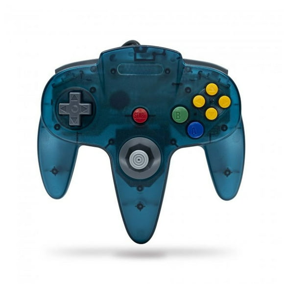 Control TeknoGame alambrico para Nintendo 64 Verde Azulado