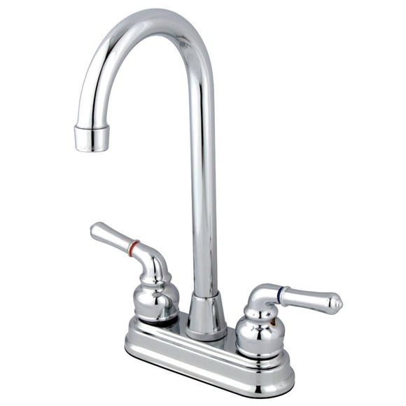 Grifo Kingston Brass Magellan KB491 4 bar cromo pulido