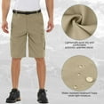thumbnail image 6 of Jessie Kidden Hiking Cargo Shorts for Men Outdoor Lightweight Quick Dry Water Resistant Casual Fishing Work Shorts with Pockets, 6 of 9