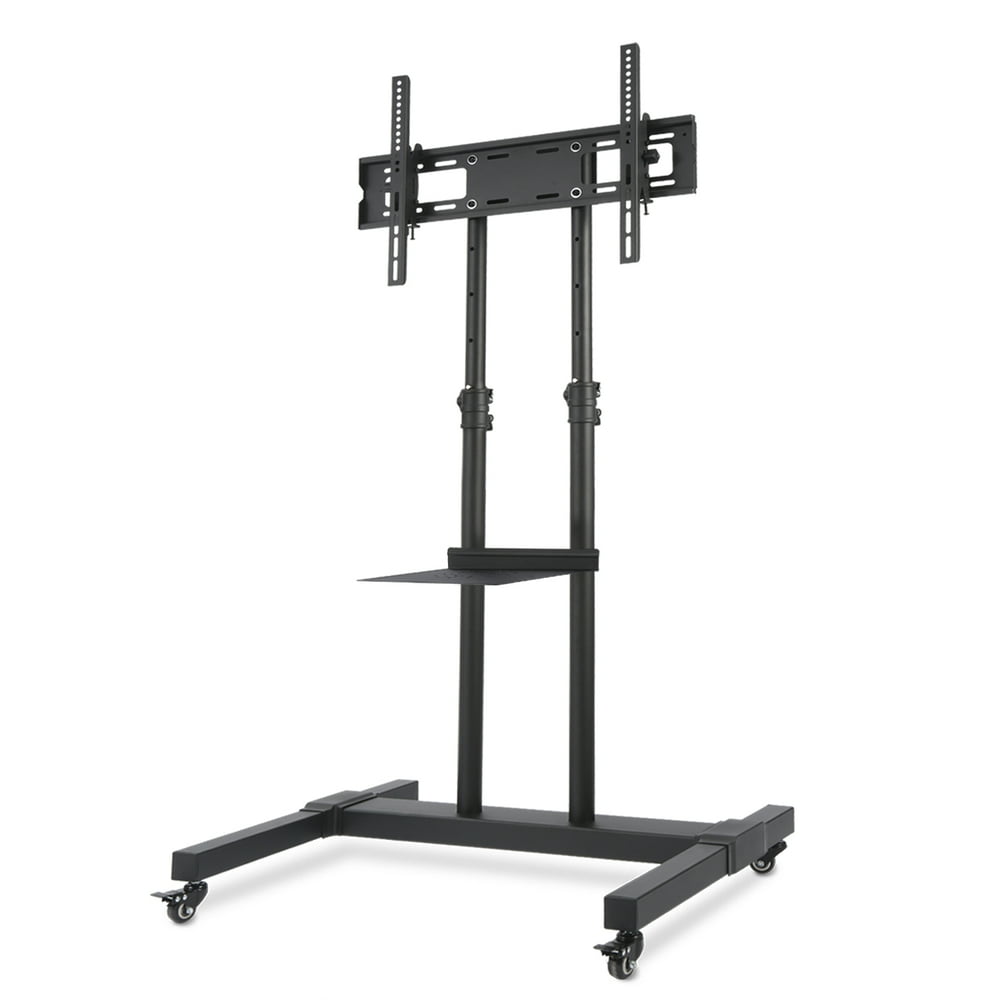 Modern Rolling TV Stand for TVs up to 80" LCD LED Plasma Flat Panel