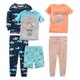 thumbnail image 1 of Conjunto de pijama Simple Joys de Carter's Boys, 6 piezas, algodón 2T, 1 of 1
