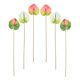 thumbnail image 1 of WEUVEB 6Ud Ramo De Flores Artificiales Anthurium Para Ambiente Sofisticado Y Fotos Memorables, 1 of 8
