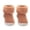 Orange, variant on Unisex Kids Round Toe Slippers Socks Slipper Baby Girls Solid Knit Stocking Soft Warm Shoes Toddler Boys Sole Rubber Baby Shoes Anti-slip House Slippers (Black,9-12 Months)