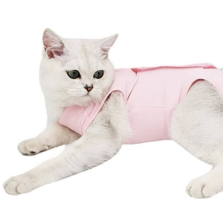 

Summer Pajamas Post Surgery Wear Cats Abdominal Wounds Skin Vest Suit