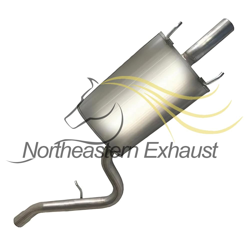 Northeastern Exhaust Muffler & Pipe Exhaust System Kit Fits 2001-2006 Dodge Stratus 2.4L & 2.7L Sedan, 2001-2006 Chrysler Sebring 2.4L & 2.7L Sedan - Direct Fit | Stainless Steel System Kit