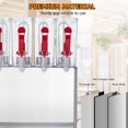 thumbnail image 4 of Commercial Beverage Dispenser, 4 Tanks 10.56 Gallon 40L CommercialJu-iceDispenser, 10 Liter Per Tank, 380W Stainless Steel Food Grade Ice Tea Drink Dispenser with Thermostat Controller, 4 of 7