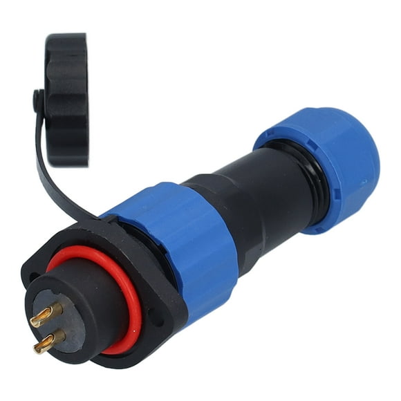 QIILU Prise de Fiche d'Aviation à Bride, Connecteur d'Aviation Durable de 16 mm pour Équipement de Communication pour Instrumentation