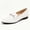 White PU, variant on Women's Loafers Flats Leather Backless Slip On Office Casual Shoes