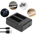 thumbnail image 4 of Camera Battery Charger, Plastic Multi-Purpose Portable Dual Port Battery Charger, Camera Accessories For  9 Camera Battery, 4 of 8