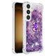 thumbnail image 2 of Funda para Samsung Galaxy S24 Plus 5G con Brillo Líquido Flotante, Purpurina, Parachoques y Anillo Giratorio Soporte, 2 of 5
