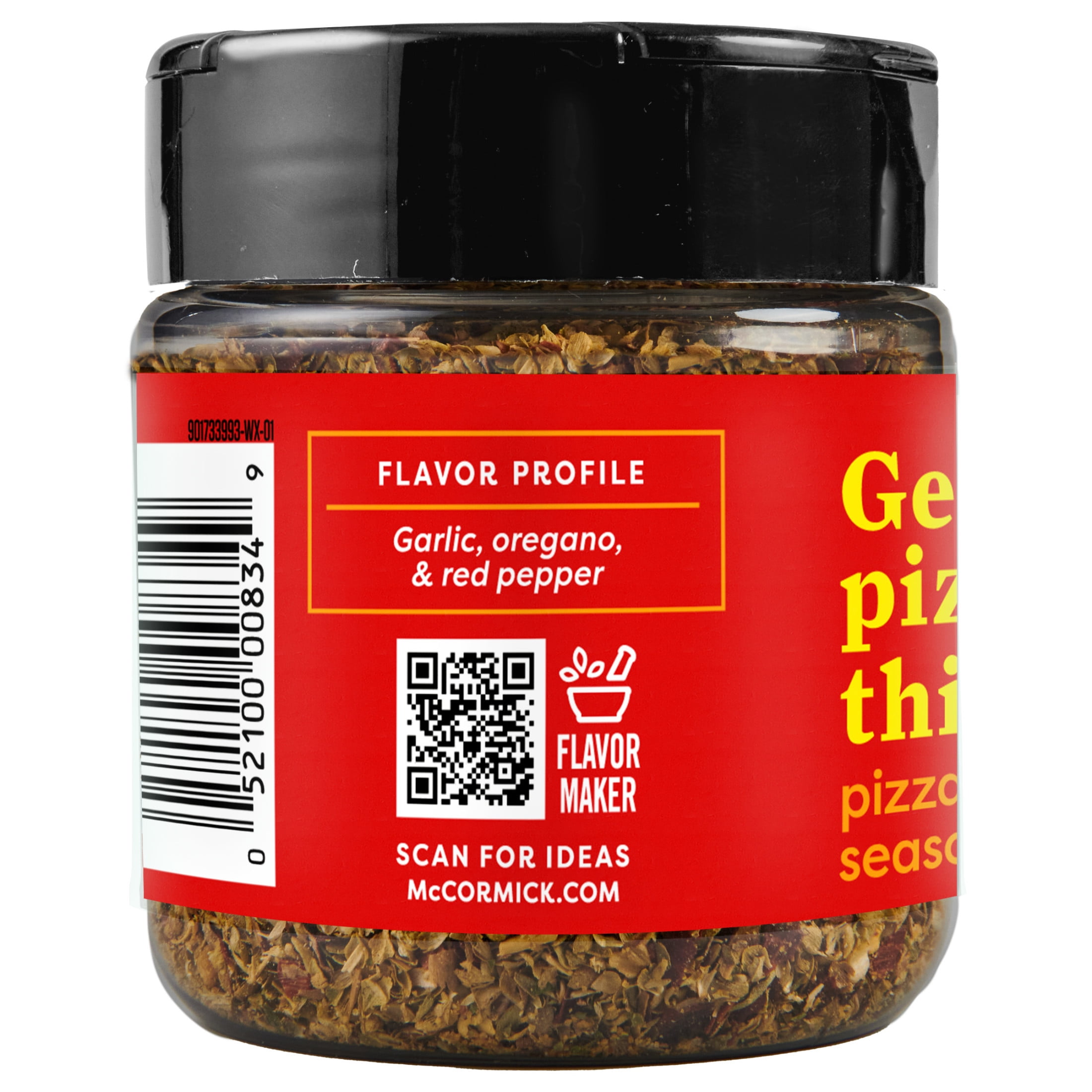 McCormick Flavor Maker Pizza Topping Seasoning, 3.3 oz Jar