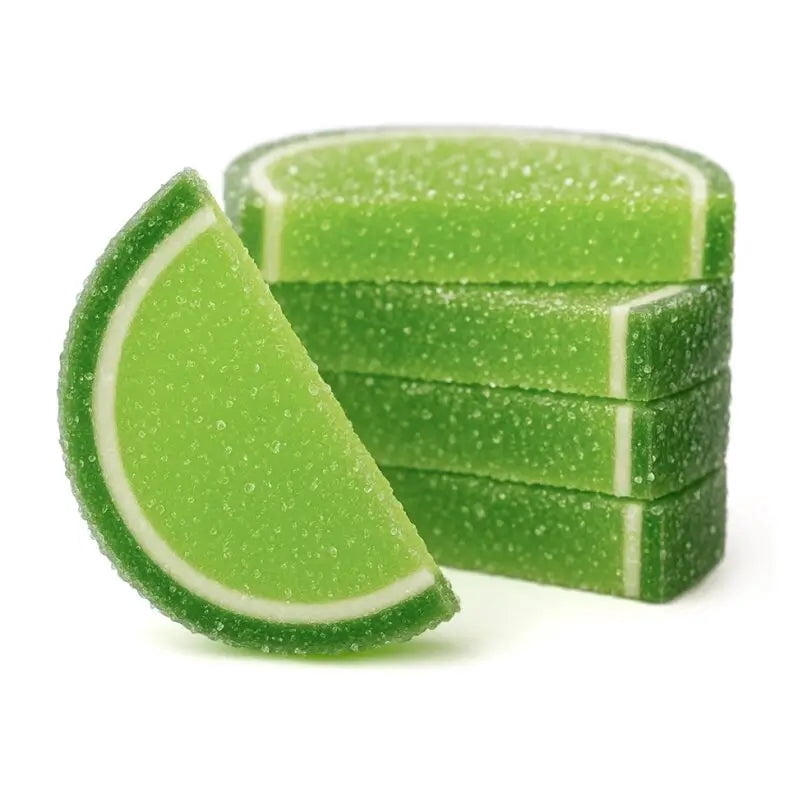 NY SPICE SHOP Sour Apple Jelly Fruit Slices - 3 Pound - Jelly Fruit Slices - Jelly Slices Candy