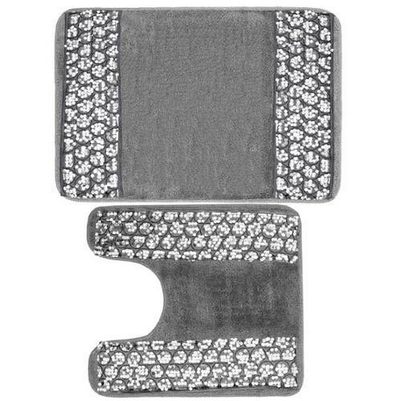 BED BATH N MORE Luxury Bathroom Rug and Contour Rug Set or Separates
