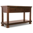 thumbnail image 5 of Signature Design by Ashley Casual Porter Sofa/Console Table  Rustic Brown, 5 of 8