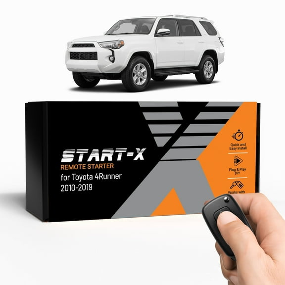 Start-X Remote Starter Kit for Toyota 4Runner 2010-2019 with Key Ignition