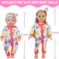 thumbnail image 4 of K.T. Fancy 5 Sets Baby Doll Clothes 14-18 inch Doll Outfits Casual Wear for 17 inch Doll Clothes 10 Pcs Doll Clothes and Accessories, 4 of 7