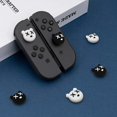 thumbnail image 2 of 4 Piezas De Tapas De Agarre Compatibles Con Switch & Switch Liteblack And White Bear, Tapas De Agarre De Silicona Suave Para Joy-con Gamepad, Cubierta Analógica 3d Rojo Verde Cocina, Decoración y Otros, 2 of 5