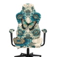 thumbnail image 3 of Whosucclay Blue Butterfly Sunflower Print Gaming Chair Slipcovers, Stretchable Office Chair Cover 4 Pcs Computer Desk Chairs Covers with Armrest Covers, Rotating Armchair Protector Cover, 3 of 8