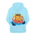 thumbnail image 2 of Uourmeti Cool Capyabra Boys Sporty Hoodie Zip Up Long Sleeve with Pockets Lightweight Athletic Top for Kids Youth Size 14-16, 2 of 7
