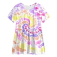 thumbnail image 5 of KPOPLK Girls Pajamas Set 2-Piece Short Sleeve Summer Kids Dress Shirt and Shorts PJs Sleepwear Outift Size 11-12 Years, 5 of 9