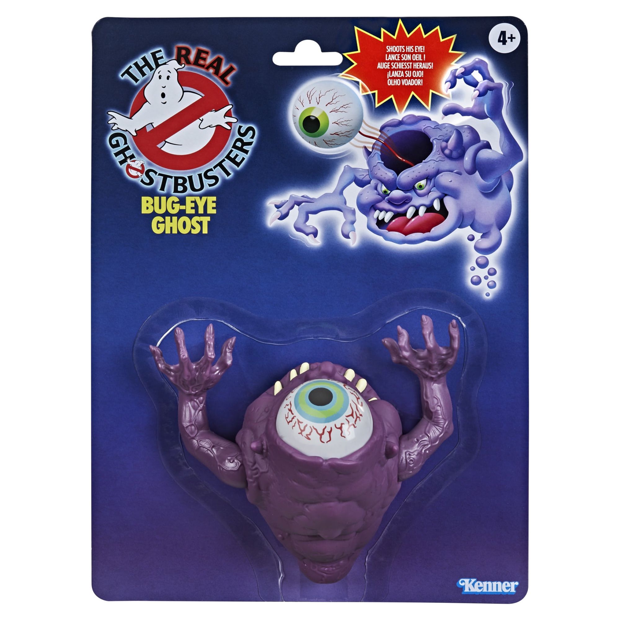 Ghostbusters Kenner Classics The Real Ghostbusters Bug-Eye Ghost Retro Kids Toy Action Figure for Boys and Girls Ages 4 5 6 7 8 and Up - image 4 of 6