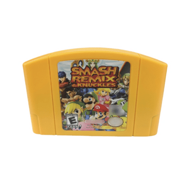 Smash Remix & Knuckes Games Cartridge Card for 64 N64 Console US Version