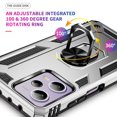 thumbnail image 4 of Funda de teléfono para Xiaomi Poco X5 Pro 5G y Redmi Note 12 Pro de Uso Rudo Shockproof + Cristal 9D, 4 of 5