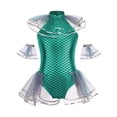 thumbnail image 3 of TiaoBug Gymnastics Leotards for Girls Mermaid Scales Ballet Dance Outfit Ballerina Princess Dress Dancewear Mint 8, 3 of 6