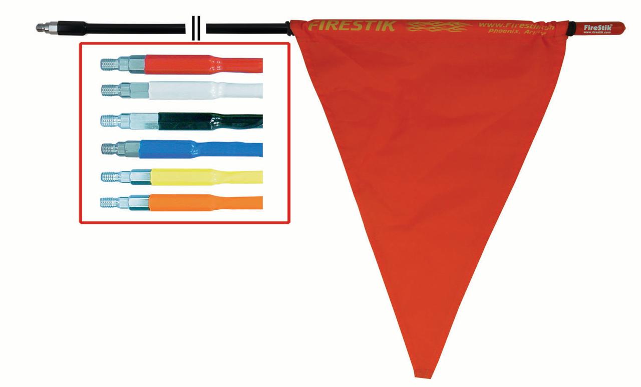 6 ft Worksman Safety Flag on Pole 3978PC