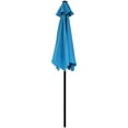 thumbnail image 4 of Abble 7.5ft Patio Umbrella with Crank Outdoor Market Umbrella with 6 Ribs for Garden Deck Backyard Pool, Aqua, 4 of 6