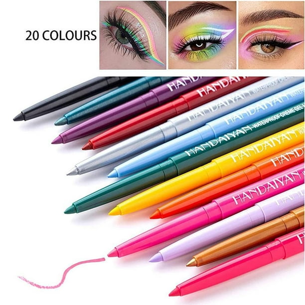 6Pcs Colored Eyeliner Set Waterproof Eyeliners Eyeliner Colored Eyeliner  Long Lasting Eye Liner Pen Set 