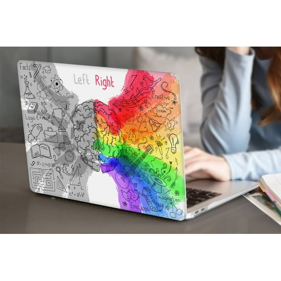 KSK KAISHEK Hard Shell Case Compatible New MacBook Air 13"( Touch ID, 2022/2021/2020/2019/2018) Model A2337 m1&A2179&A1932, USB Type-C Creative A 37