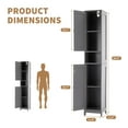 thumbnail image 7 of Stylish Modern Bathroom Furniture Set – Durable Space-Saving Complete Storage for Functional Bathroom Organization, Gray, 7 of 7