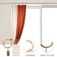 thumbnail image 2 of 40pcs Curtain Clips with Rings Metal Curtain Ring with Clip Metal Curtain Clips, 2 of 8