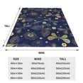 thumbnail image 3 of Sikiie Vintage Golden Butterfly Ultra-Soft Micro flannel Blanket Luxury All Seasons Warm Blanket for Bedding Sofa and Travel (4 sizes)-80"x60", 3 of 7