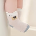 thumbnail image 6 of AJZIOJIRO Baby Toddler Girls Knee High Long Socks Infant Boys Autumn Thigh High Socks 4 Pairs Cartoon Cotton Socks for 0-5T, 6 of 9